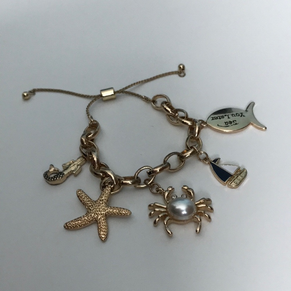 Sea Themed Charm Bracelet